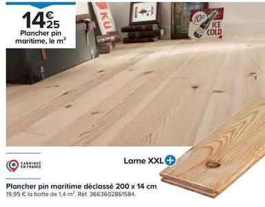 Plancher Pin Maritime Déclassé   offre à 14,25€ sur Castorama