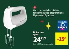 Batteur offre à 24,99€ sur Conforama