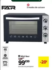 Far - Mini-four offre à 99,99€ sur Conforama