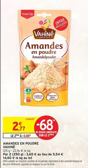 Signal - Amandes En Poudre offre à 2,77€ sur Intermarché