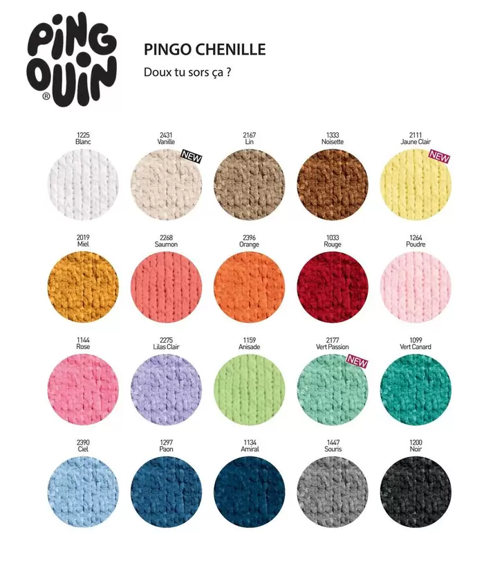 Ping Ouin  - Pingo Chenille offre sur Phildar