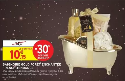 Signal - Baignoire Gold Forêt Enchantée offre à 10,15€ sur Intermarché Hyper