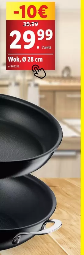 Wok offre à 29,99€ sur Lidl