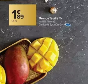 Orange -  Feuille offre à 1,89€ sur Carrefour Contact