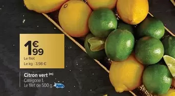 Citron Vert offre à 1,99€ sur Carrefour Contact