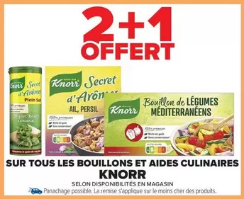 Knorr - Sur Tous Les Bouillons Et Aides Culinaires offre sur Carrefour Contact