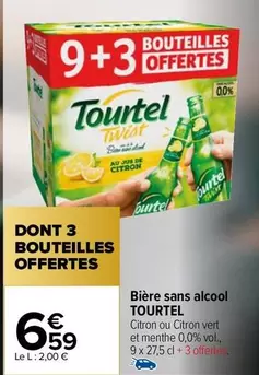 Tourtel Twist - Bière Sans Alcool offre à 6,59€ sur Carrefour Market