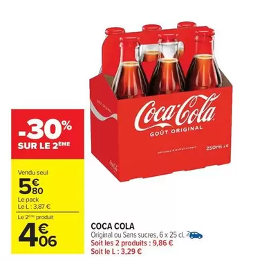 Coca - Original Ou Sans Sucres offre à 5,8€ sur Carrefour Market