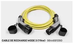 Cable De Recharge Mode 3 offre sur DS