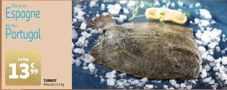 Turbot offre à 13,99€ sur Auchan Hypermarché