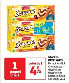 Brossard - Savane offre à 4,75€ sur Auchan Hypermarché