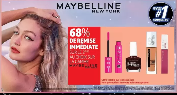 Maybelline - Sur La Gamme offre sur Auchan Hypermarché