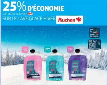 Auchan - Sur Le Lave Glace Hiver offre sur Auchan Hypermarché