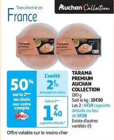 Auchan - Tarama Premium Collection offre à 2,79€ sur Auchan Supermarché