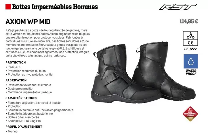 Maille - Bottes Imperméables Hommes offre à 114,95€ sur Bihr