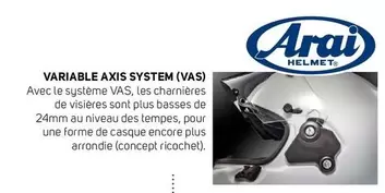 Variable Axis System (vas) offre sur Bihr