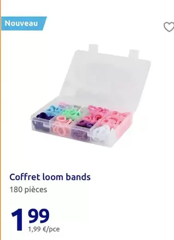 Coffret Loom Bands offre à 1,99€ sur Action