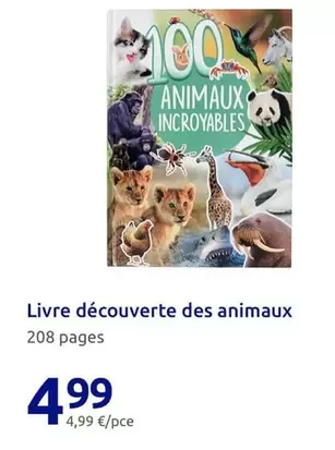 Pagès - Livre Découverte Des Animaux offre à 4,99€ sur Action