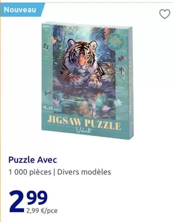 Puzzle Avec offre à 2,99€ sur Action