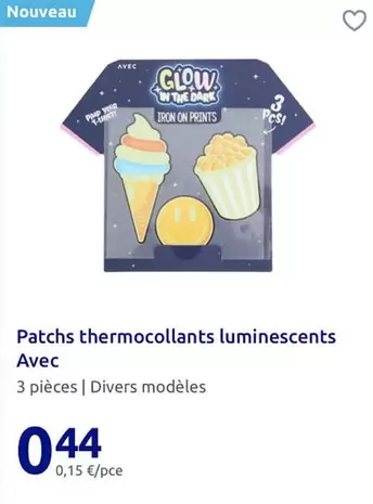 Patchs Thermocollants Luminescents Avec offre à 0,44€ sur Action