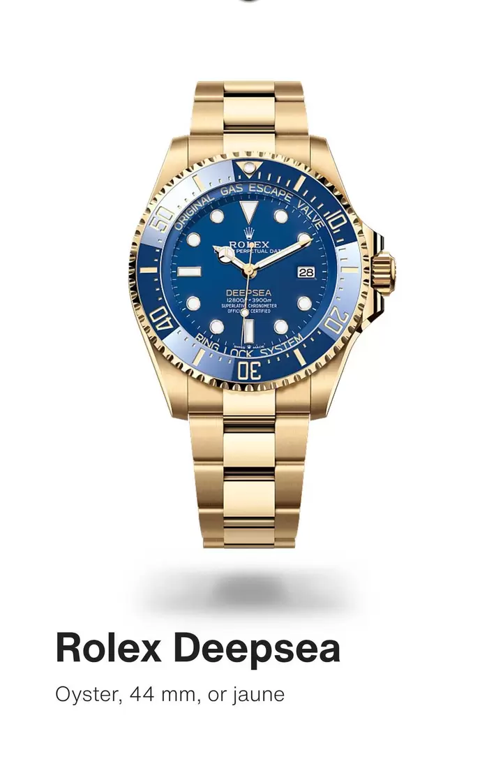 Rolex -  Deepsea offre sur Rolex