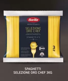 Barilla - Spaghetti Selezione Oro Chef 3kg offre sur Metro