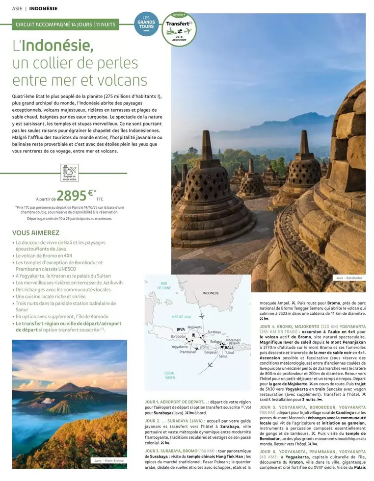 L'Indonésie, Un Collier De Perles Entre Mer Et Volcans offre à 2895€ sur Salaün Holidays