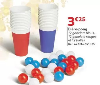 Bière-Pong offre à 3,25€ sur Gifi