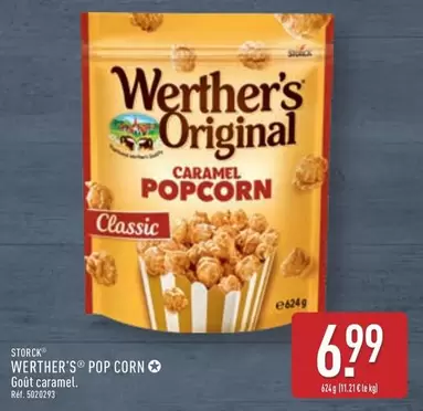 Werther's Pop Corn offre à 6,99€ sur Aldi