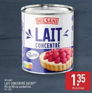 Fini - Lait Concentré Sucre offre à 1,35€ sur Aldi