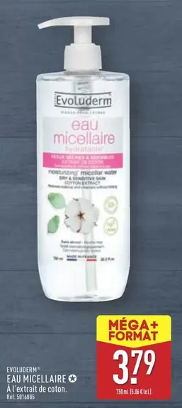 Evoluderm - Eau Micellaire offre à 3,79€ sur Aldi