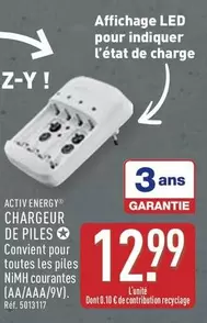 Affichage Led Pour Indiquer L'état De Charge offre à 12,99€ sur Aldi