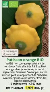 Orange - Patissom  Bio offre à 3,99€ sur Magellan