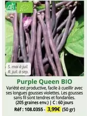 Facile - Purple Queen Bio offre à 3,99€ sur Magellan
