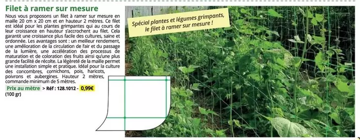 Maille - Filet À Ramer Sur Mesure offre à 0,99€ sur Magellan