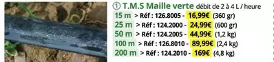 Maille - T.M.S.  Verte Debit De 2 À 4 L / Heure offre à 16,99€ sur Magellan