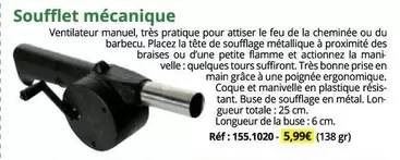 Soufflet Mécanique offre à 5,99€ sur Magellan