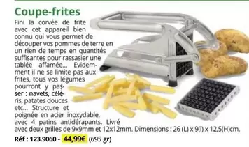 Fini - Coupe-frites offre à 44,99€ sur Magellan