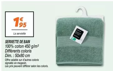 Dim - Serviette De Bain offre à 1,95€ sur Netto