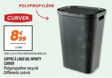 Curver - Coffre À Linge 60l Infinity offre à 8,99€ sur Netto