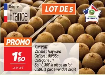 Promo - Kiwi Vert offre à 1,5€ sur Netto