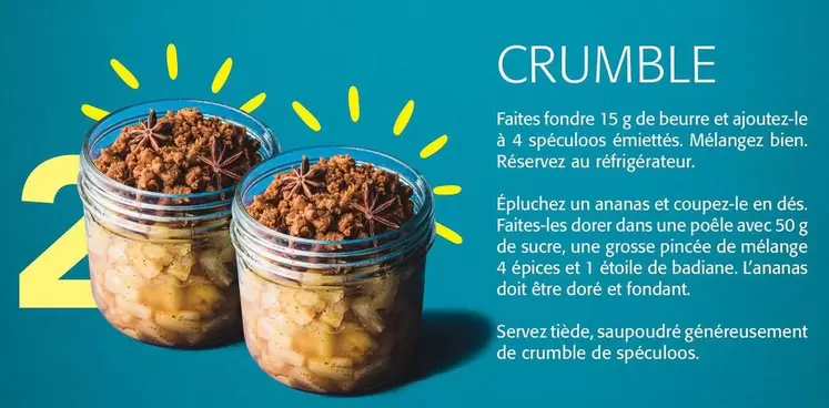 Crumble offre sur Colruyt