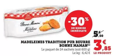 Bonne Maman - Madeleines Tradition Pur Beurre offre à 3,85€ sur Super U