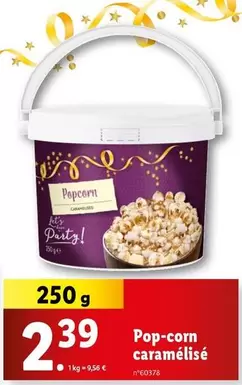 Pop-Corn Caramélisé  offre à 2,39€ sur Lidl