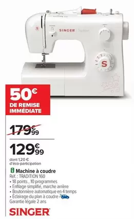 Machine À Coudre offre à 129,99€ sur Carrefour Contact