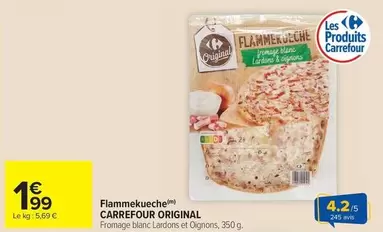 Carrefour - Flammekueche Original offre à 1,99€ sur Carrefour Contact