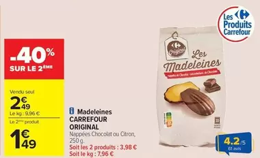 Carrefour - Madeleines offre à 2,49€ sur Carrefour Contact