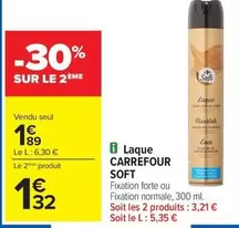 Carrefour - Soft Laque offre à 1,89€ sur Carrefour Contact