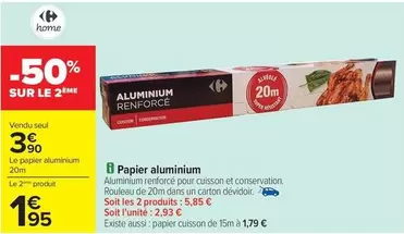 Carrefour - Papier Aluminium offre à 3,9€ sur Carrefour Contact