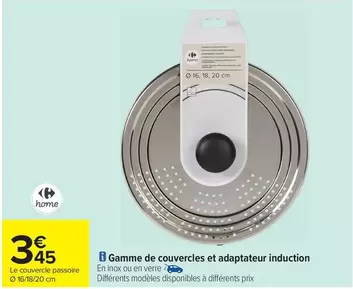 Gamme De Couvertures Et Adaptateur Induction offre à 3,45€ sur Carrefour Contact